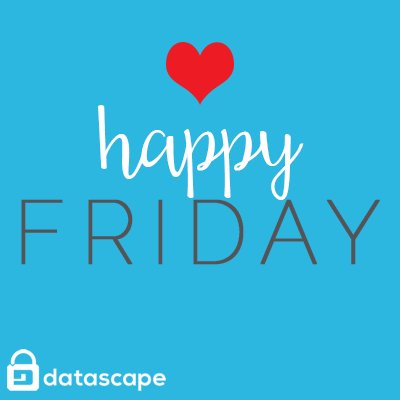 Happy Friday! We hope you have a great weekend.