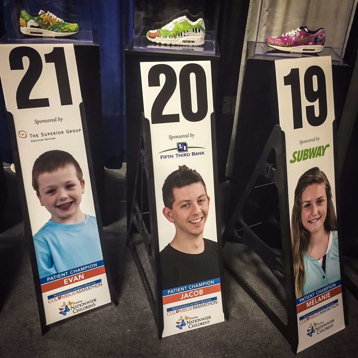 beJAKESTRONG's tweet image. 10/16: Columbus Marathon-Come visit us @ mile 20 as he has been chosen as a mile champion by NCH @nationwidekids !