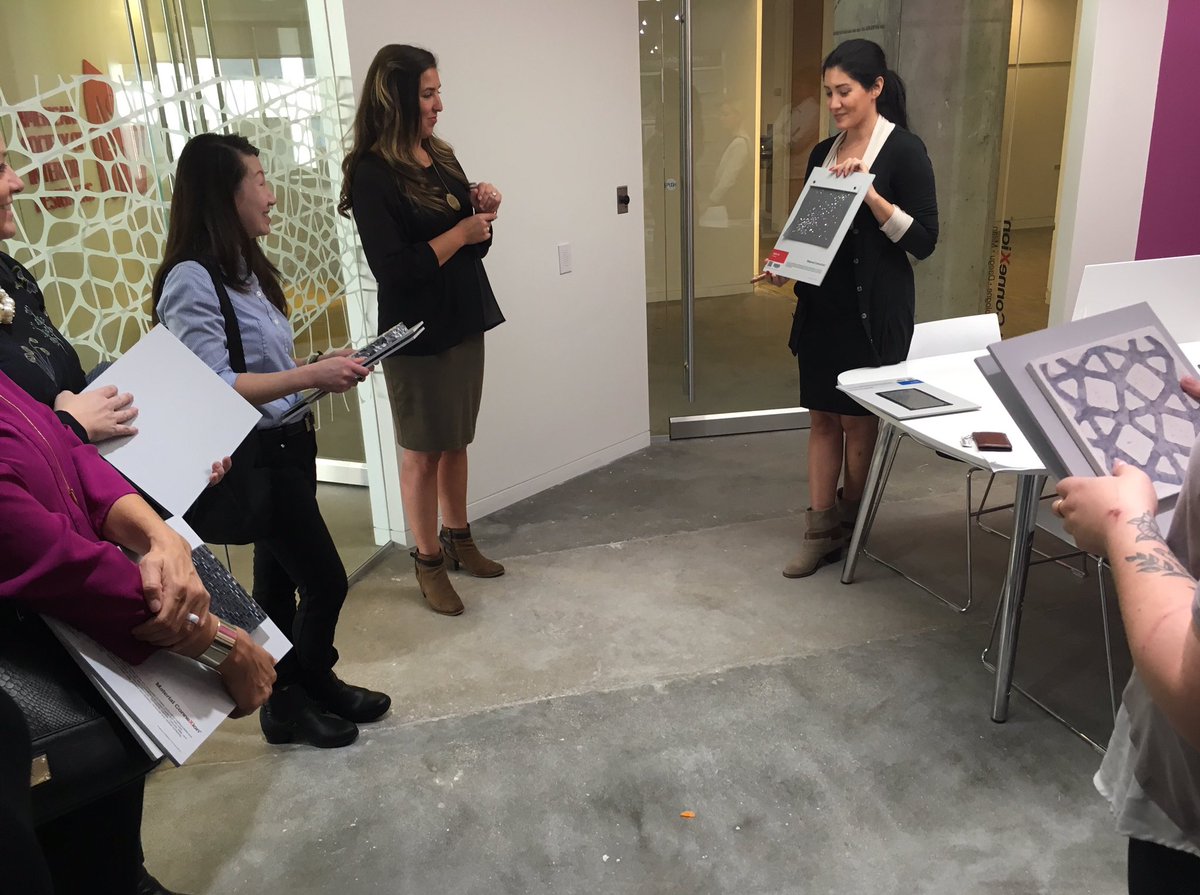 lisahfitz's tweet photo. Interior Design truly impacts the human experience each &amp; every day! @ASID HQ is a living laboratory #research  #NVCC #ASIDStudents tour https://t.co/cao17jQWST
