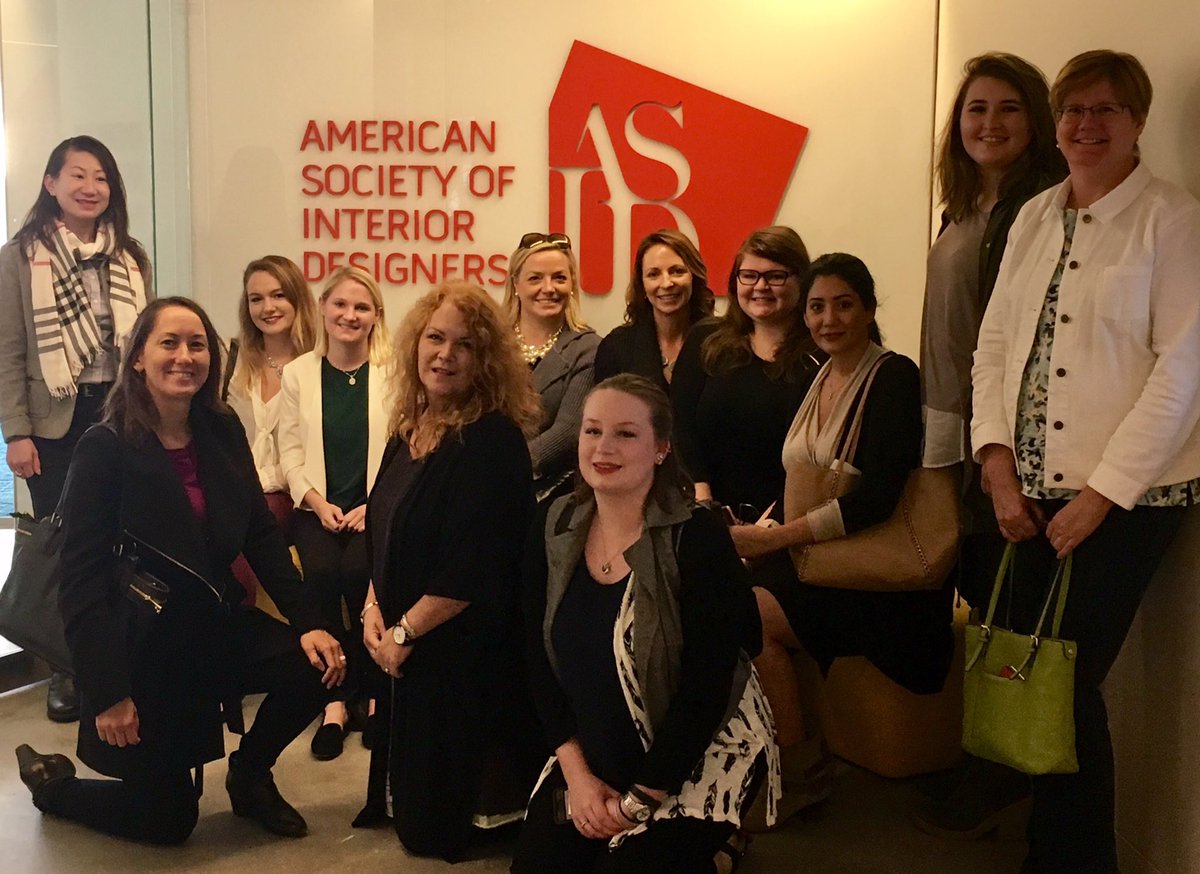 lisahfitz's tweet photo. Interior Design truly impacts the human experience each &amp; every day! @ASID HQ is a living laboratory #research  #NVCC #ASIDStudents tour https://t.co/cao17jQWST