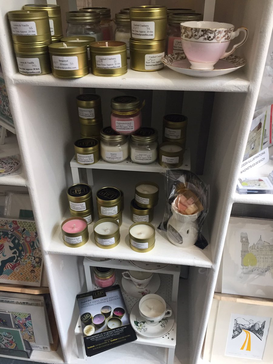 landpcandles's tweet photo. All stocked up @ourhandmadecoll 🎉🎉 #Candle life #leeds 😄❤️ https://t.co/QoNtY1MvTx