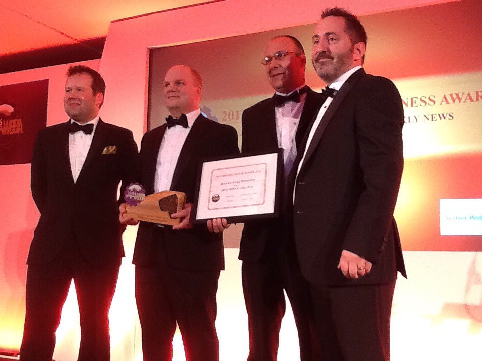 WBBAwards's tweet photo. Congratulations to abley letchford winners of the new business award https://t.co/hkwLB2z4XH