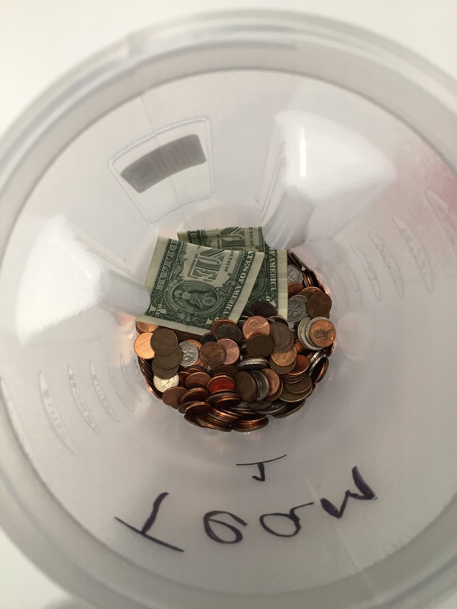 KineticOOH's tweet photo. Counting our coins from Penny Wars and ready to declare a winner! Can't wait for our @HabitatNYC build next week!! #kineticfuture https://t.co/wquY6dmXY1
