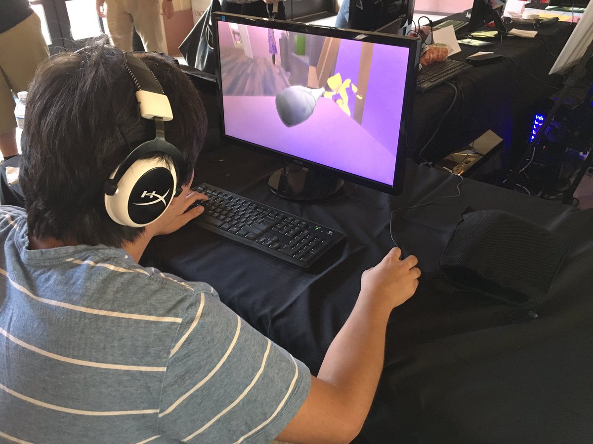 collin_schuster's tweet photo. Blue Cat was great! I played this game with Jose and it inspired me to consider my surroundings @scareality #cntv101 #IndieCade #fraction5 https://t.co/JAkUKYlU2K