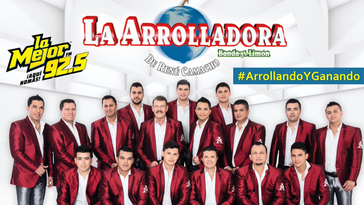 ¡PARTICIPA! Da RT, etiqueta a un amigo y ambos síganos en  #Twitter para ganar boletos de la <a href="/Arrolladora/">La Arrolladora</a> #ArrollandoyGanando con La Mejor