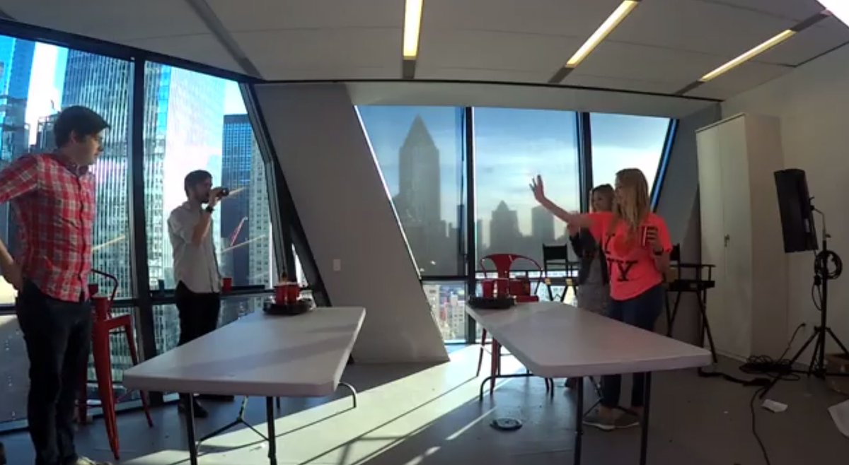 popmech are live streaming irobot roomba beer pong amazing