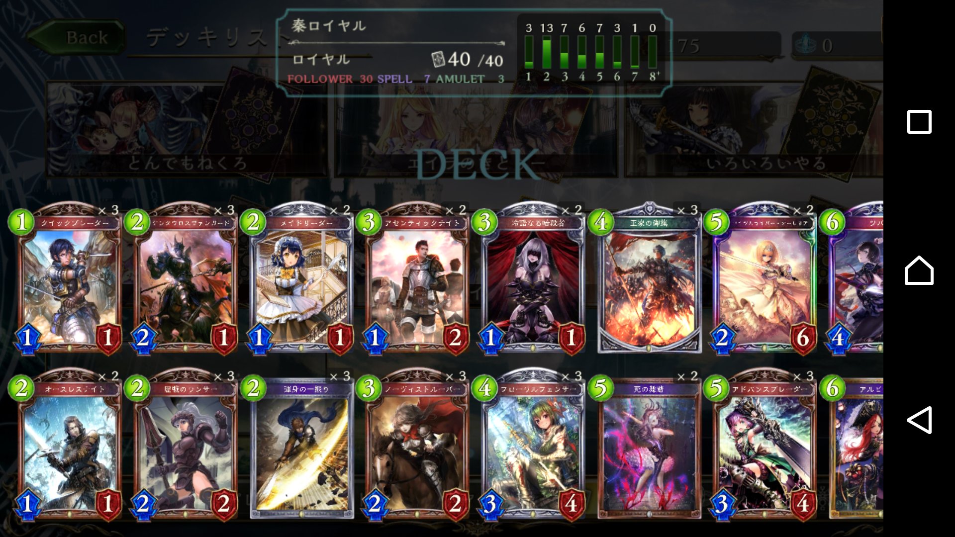 シャドバ ロイヤル極めたい 初心者 Q0fa3louvg2izn8 Twitter