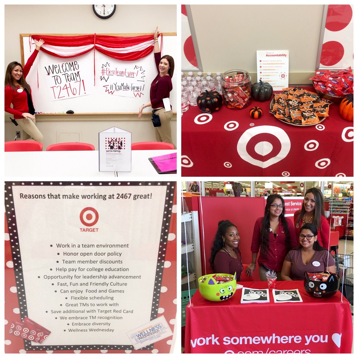 Getting super excited for this Q4 guys! Had a great first day at our  National Hiring Event! #T2467 #Youmaketarget#Staffinggoals @linmwheel
