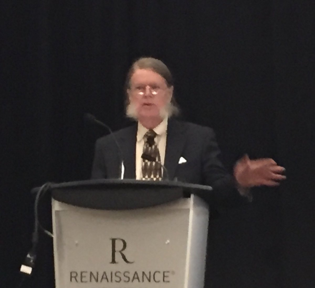 dsparrell's tweet photo. Is cybersecurity a science, or could it be? Dan Geer at closing keynote at #AppSecUSA2016 https://t.co/RUuXdHTSiP