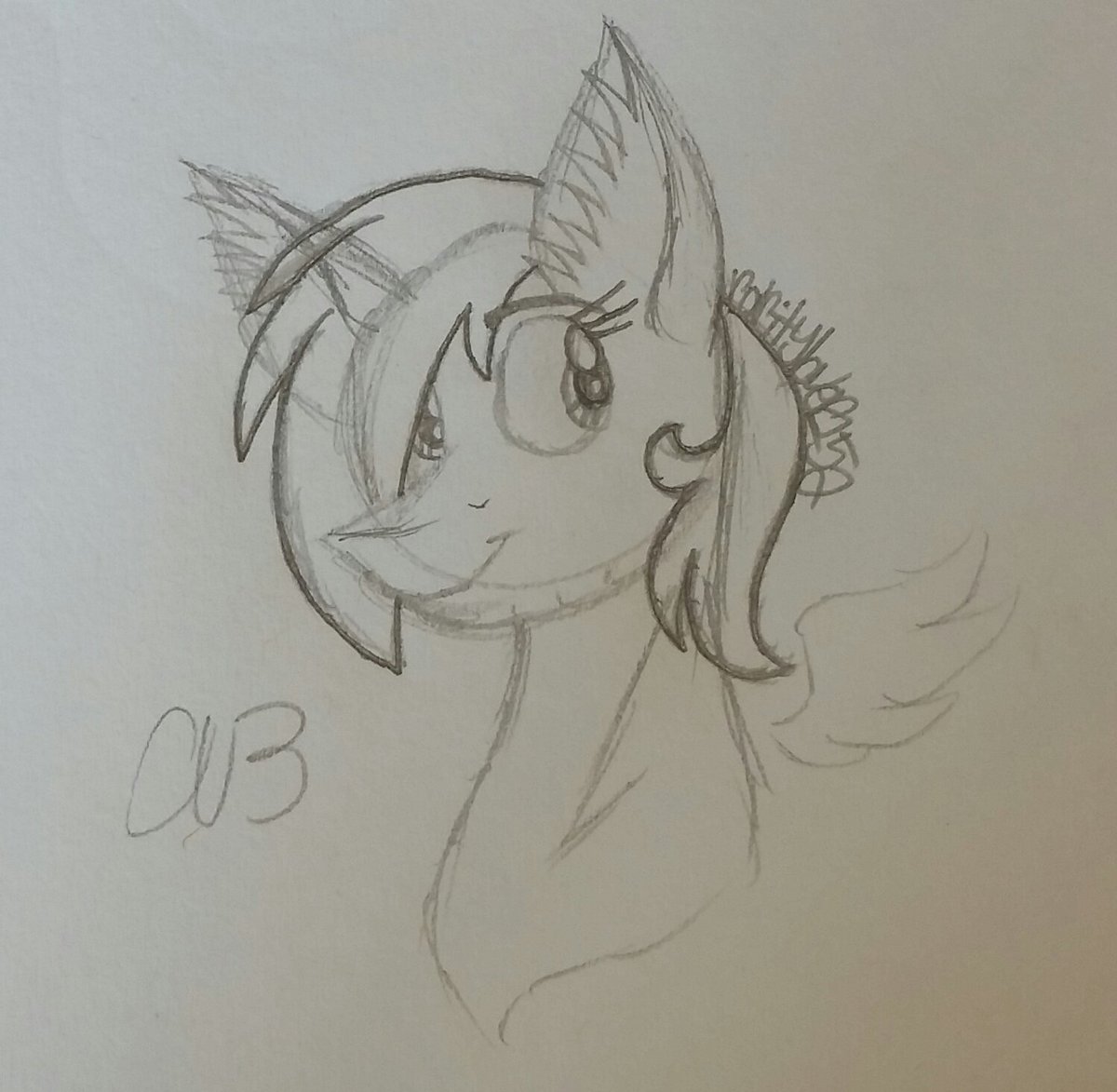 Raritylover152's tweet image. Sort of experimenting with a new watermark. #ponydrawing #schoolsketch #sketch #myart