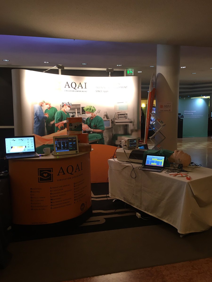 AQAI_de's tweet photo. AQAI @ #InSiM2016 ... presenting #sis , #asisis and #testchest - #medical #simulation comes more realistic .... https://t.co/pqqcqG8F22