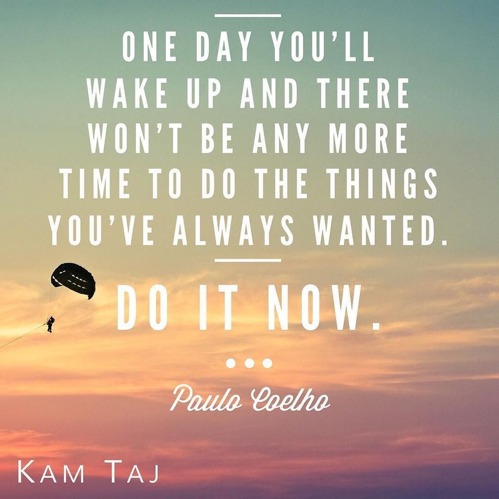 Thought for the weekend. Make these days count! Create adventures! Make memories! It's a m… ift.tt/2eBDoWk