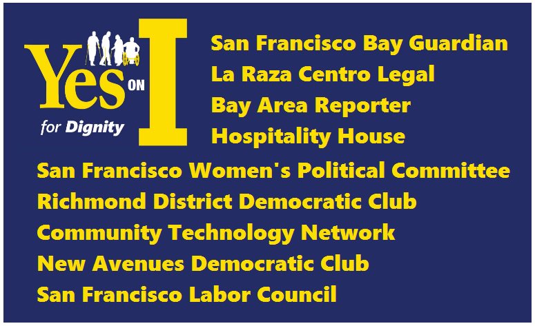 SfDignityFund's tweet photo. So proud of all our endorsements! Here are a few of our recent ones. Huge list at: https://t.co/mDNlAgCNUJ.
#SFDignityFund #VoteYesPropI https://t.co/gD6C6CEFq2