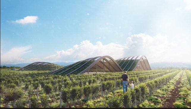 Resmen tarımın içine mimarlık kaçmış