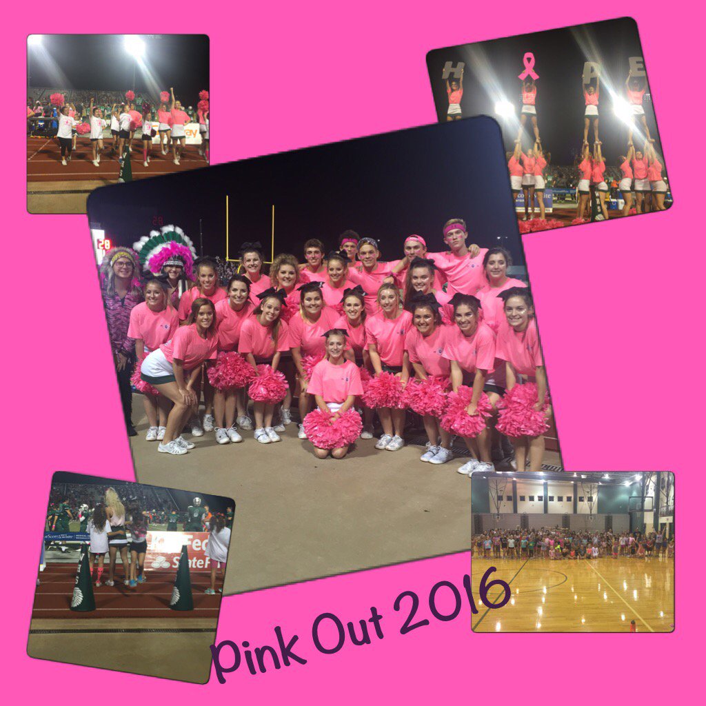 egonzo84's tweet photo. Pink Out week! Junior Clinic! Pep Rally! Locker Room! Friday night lights!  https://t.co/jGFV3efVM7 https://t.co/x4zth52idL