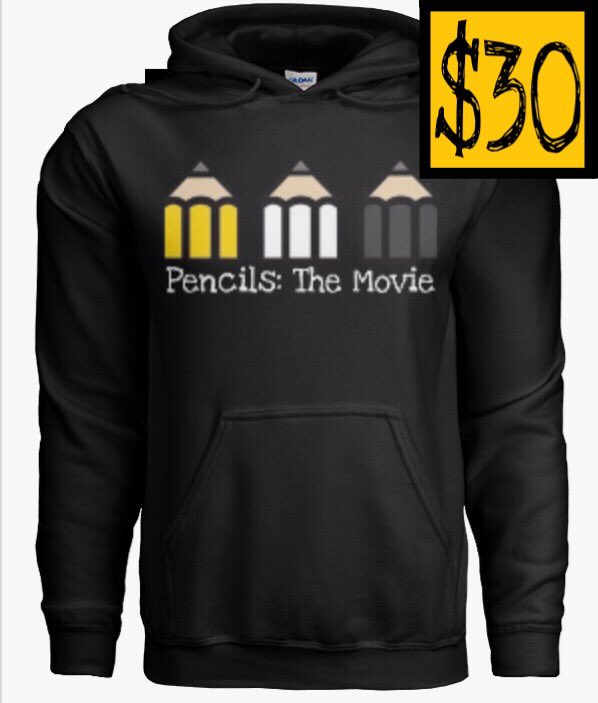 PencilsMovie's tweet photo. A look at some of the merch that will be on sale soon! ✏️ https://t.co/Tur3HqoMQw
