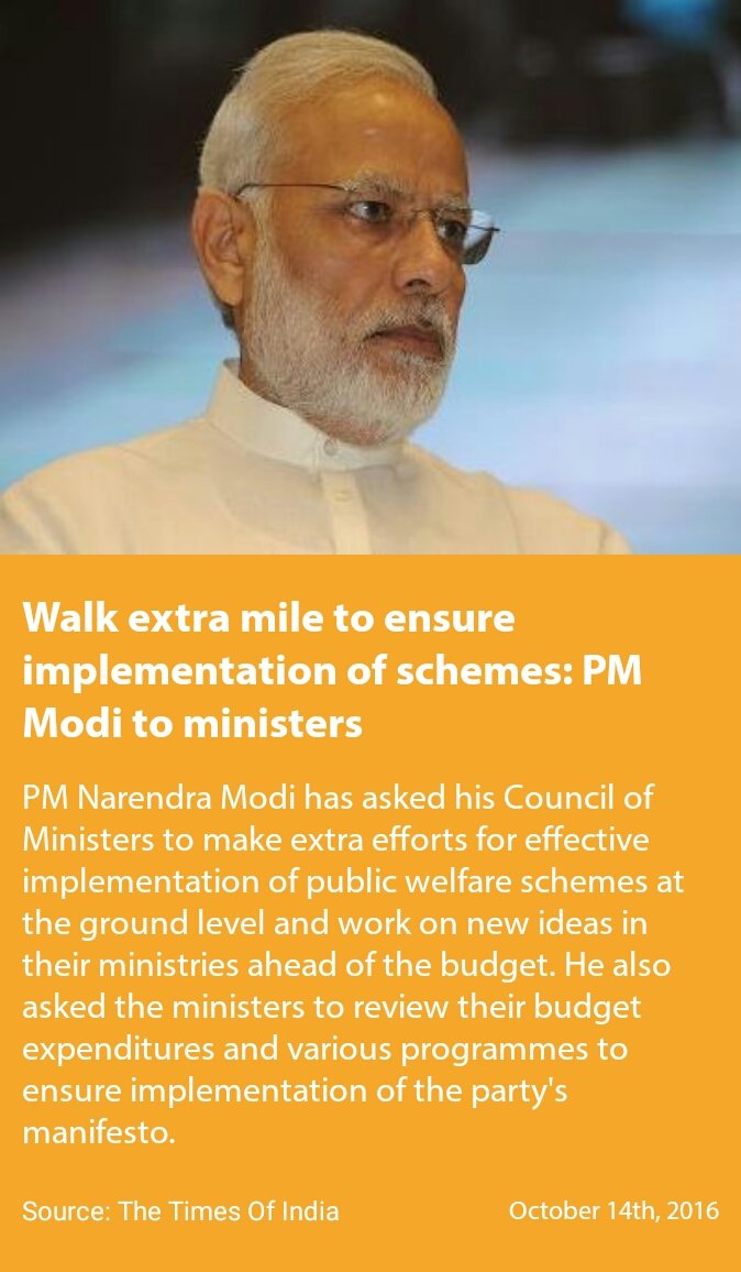 AshiWords's tweet photo. Walk extra mile to ensure implementation of schemes: PM Modi to ministers
#TransformingIndia 
https://t.co/WyiTuzQ71a https://t.co/hUQlIoMKXC