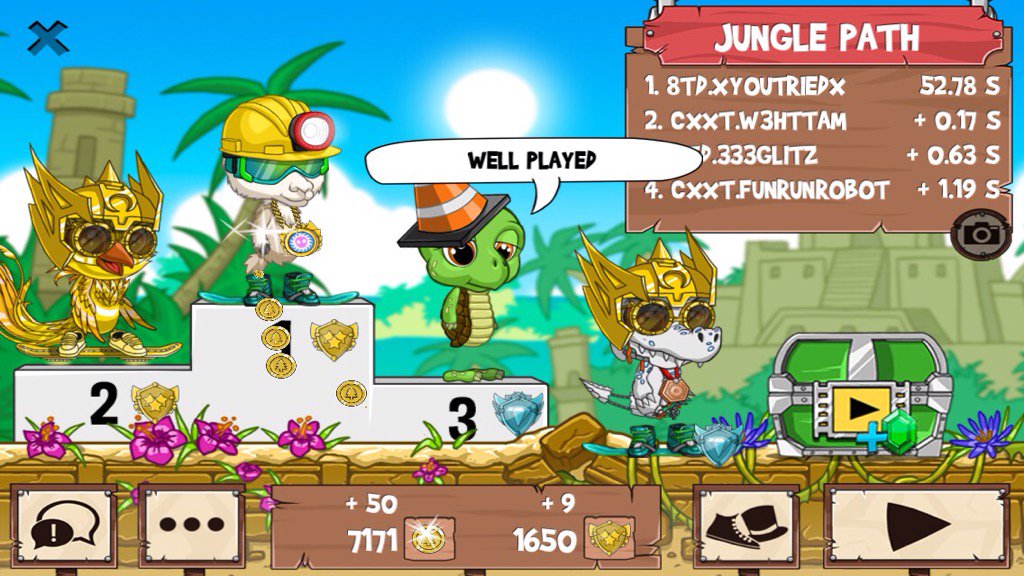 JaDayKing's tweet photo. Want to catch an L? #funrun2 #W3HTTAM #333Glitz #Funrunrobot https://t.co/dJLTEVrvHy