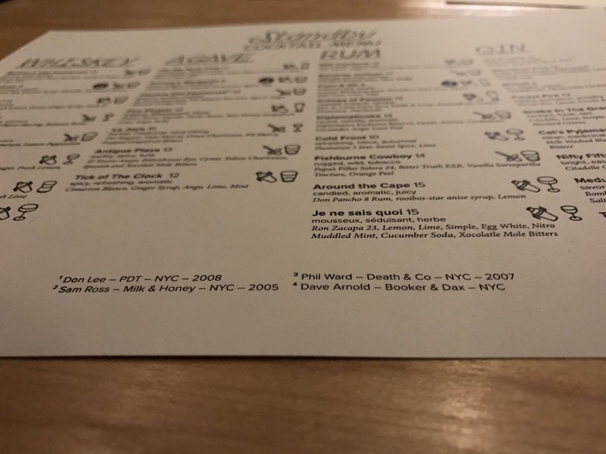 Always fun traveling &amp; trying different cocktail bars. Love seeing nods to NYC...