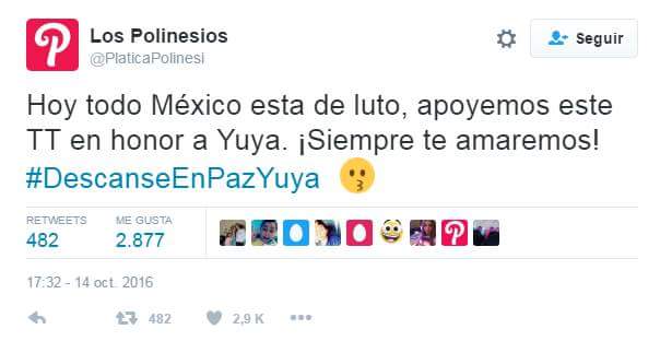 nadie1316's tweet photo. #DescanseEnPazYuya #TA te extrañaremos :"v https://t.co/IhfWOxBt5b