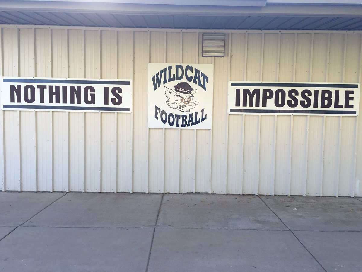 S/O to Coach Holguin and the Deming Wildcats 4 their great hospitality! Best of luck the rest of the way! #ToTheTop