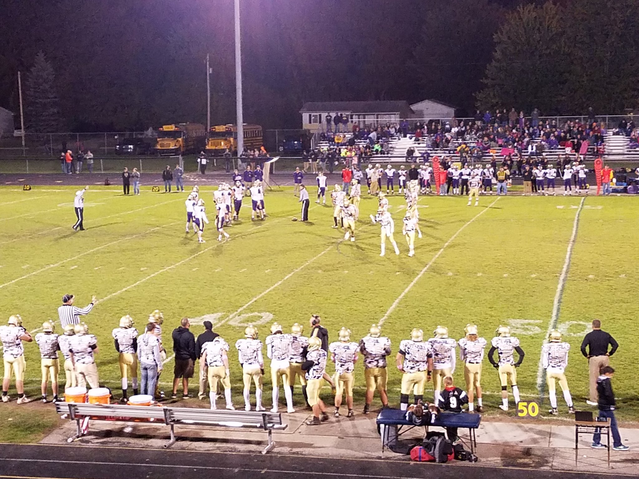 Hondo Carpenter on Twitter: "My office view tonight calling Corunna vs