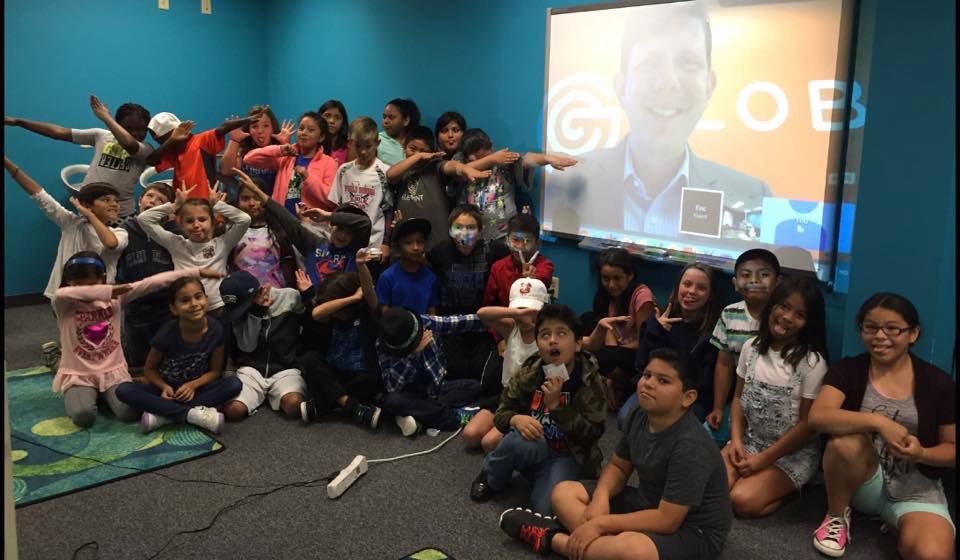 StandUpLD's tweet image. Today  dyslexia students at LISD's  Elementary got a cyber visit from Eric McGehearty! Spreading inspiration for dyslexia awareness month!!!