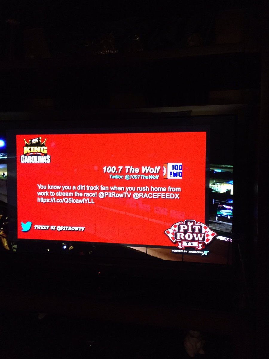 1007TheWolf's tweet photo. @PitRowTV @RACEFEEDX Thanks for the live tweet stream shout out! https://t.co/upG3wnK3yp