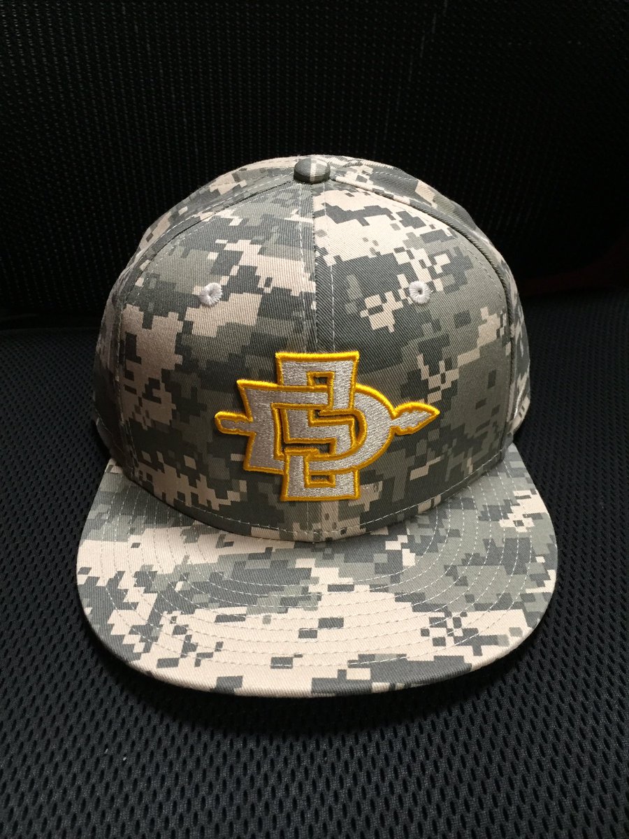 AztecBaseball's tweet photo. Custom @Nike hats made for our guys for completing Navy seal training #SEALS #weareaztecs https://t.co/T0k0lmHTol