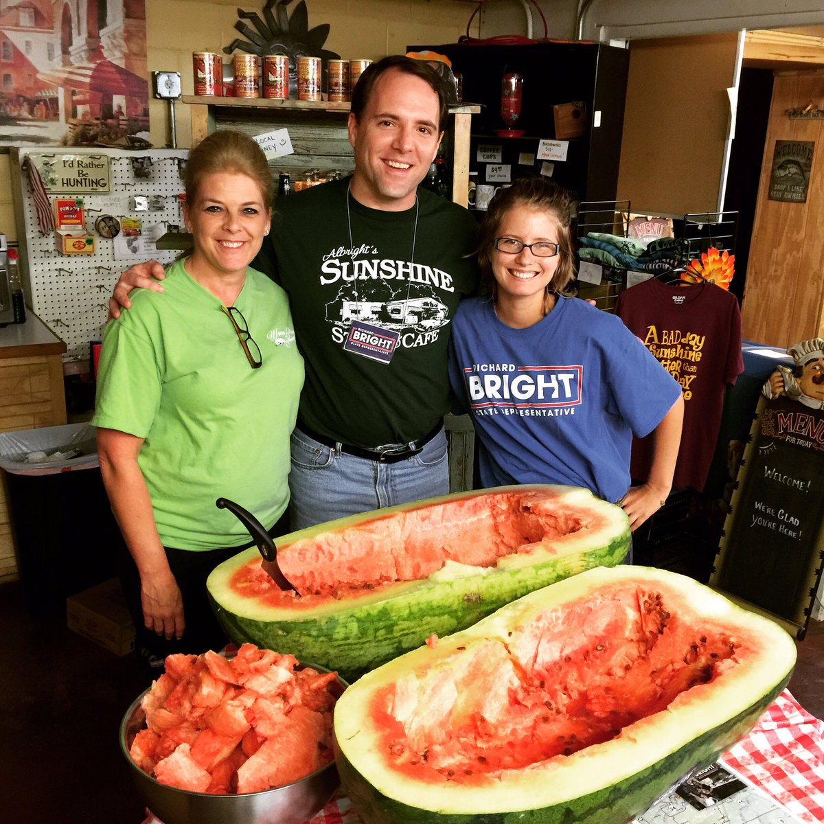 richard_bright's tweet photo. Bright watermelons and great people are what District 18 is all about! #realarkansas #arpx #votebright https://t.co/nKnpGA8iVc