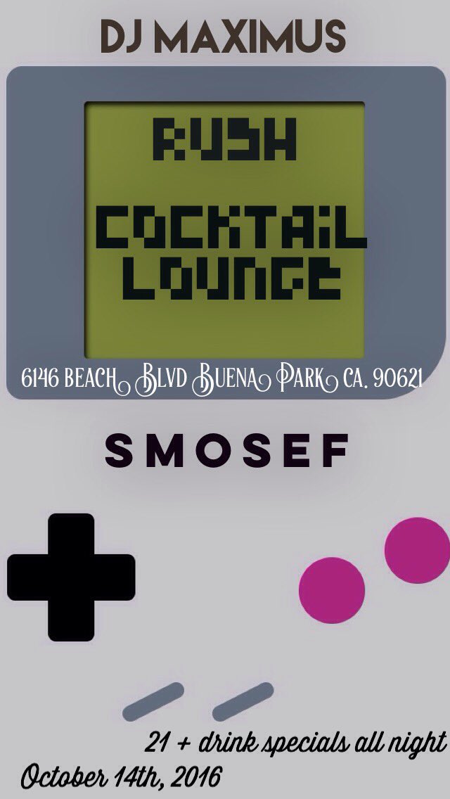 Dj_Maximus's tweet photo. DJ Maximus & @josefsmosef spinning all the hottest bangers. Party people make some noise! #RushCocktailLounge #DJ #DJs #DJMaximus #Smosef https://t.co/kmwreqZ3hr