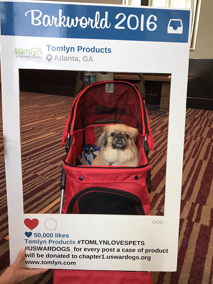 PekeTales's tweet photo. We support @Tomlyn_Pets program to donate a case of their products to US War Dogs by posting this photo #tomlynlovespets #uswardogs https://t.co/6AjZIVfTGE