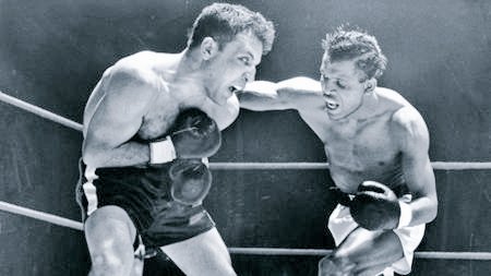 BoxingArchive's tweet image. It took Sugar Ray Robinson 13 rounds to beat Jake LaMotta 
In front of more than 14,000 fans
Chicago Stadium Feb. 14, 1951 #Boxing
