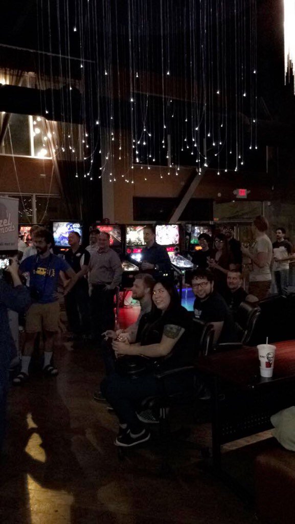 Great talking to <a href="/useWusk/">Wusk</a> at the pinball tournament for <a href="/catalystweek/">Catalyst Week</a>! #abq #abqcommunity #Pinball