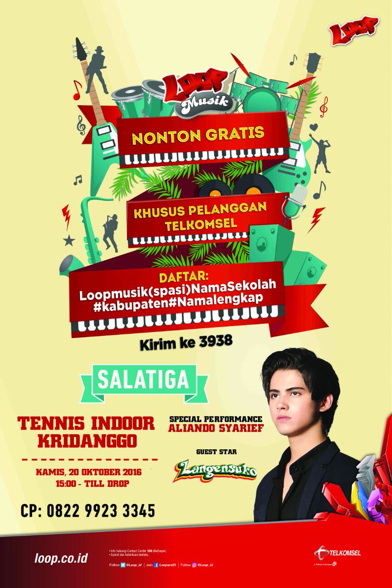 RIRINHAIGIS's tweet image. Hay loopers ada info baru nih simak yaa @TselSMG #looperssmg #loopmusik