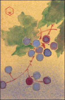 日本の誕生花 １０月１５日の誕生花 野葡萄 のぶどう 花言葉 玉のよう 野趣溢れた繁殖力で 至る所の野山に自生し 秋になると白や紫 碧玉色など それはそれは宝石と見紛うばかりの美しい実をつけ 目を楽しませてくれます