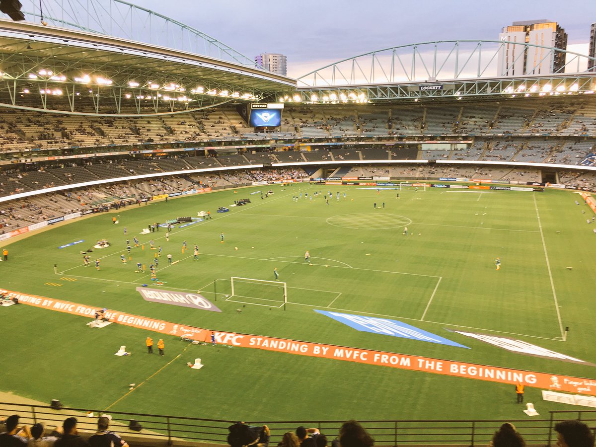 First home game of the season and it's the #MelbDerby #ALeague #MVFC