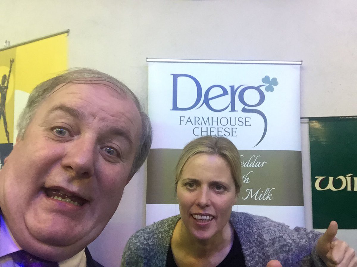 GavinDuffy's tweet photo. Say hello to the Legend John Dillon "Dillon Delivers" and make sure you get some Derg Farmhouse Cheese #Nenagh https://t.co/geLfqndlkT