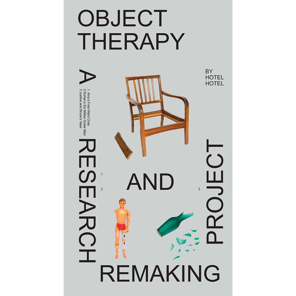 Object Therapy @hotelhotelblog is a research project that investigates transformative repair. Design by us. bit.ly/2dRaz5Z