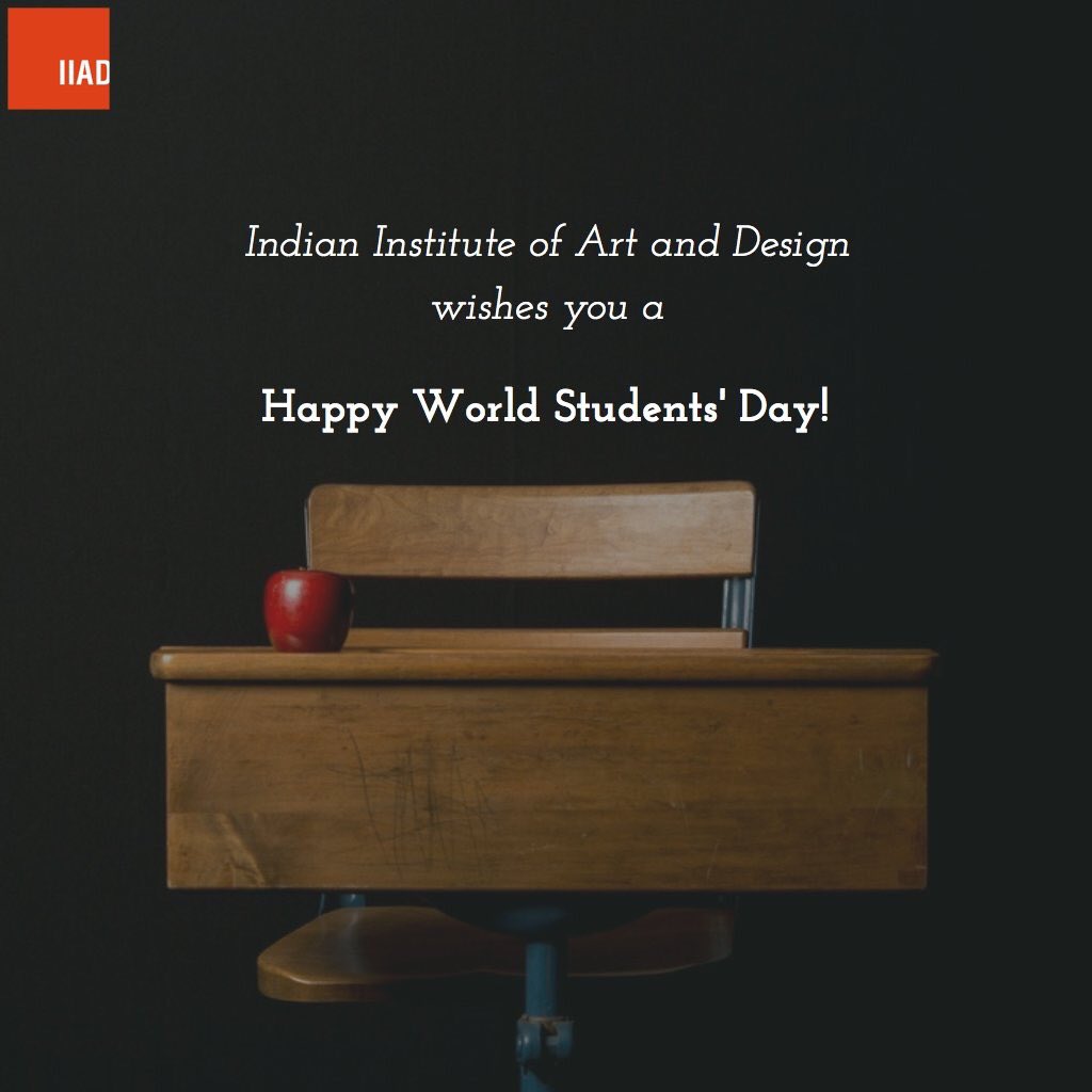 iiad_design's tweet photo. Be a student for life!
#iiad #HappyWorldStudentsDay #APJAbdulKalam #hbdAPJabdulkalam #WorldStudentsDay #learningthatcounts https://t.co/pQ0kXUoaFb