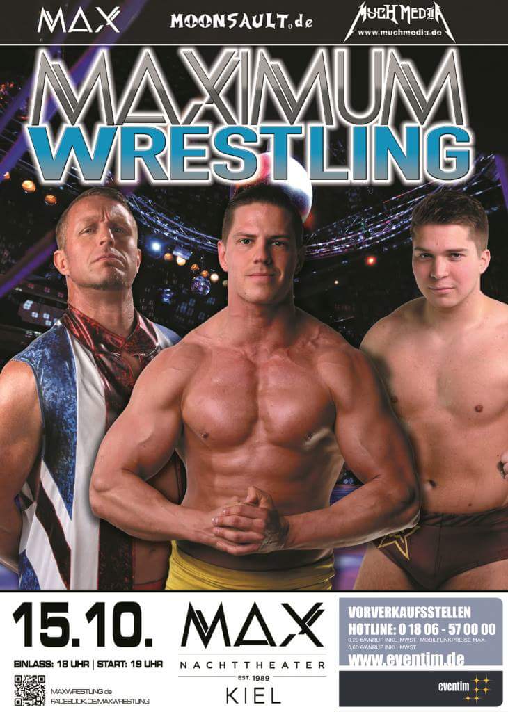 Big match tonight against Doug Williams. Ho ha! <a href="/maxwrestling/">Maximum Wrestling</a>