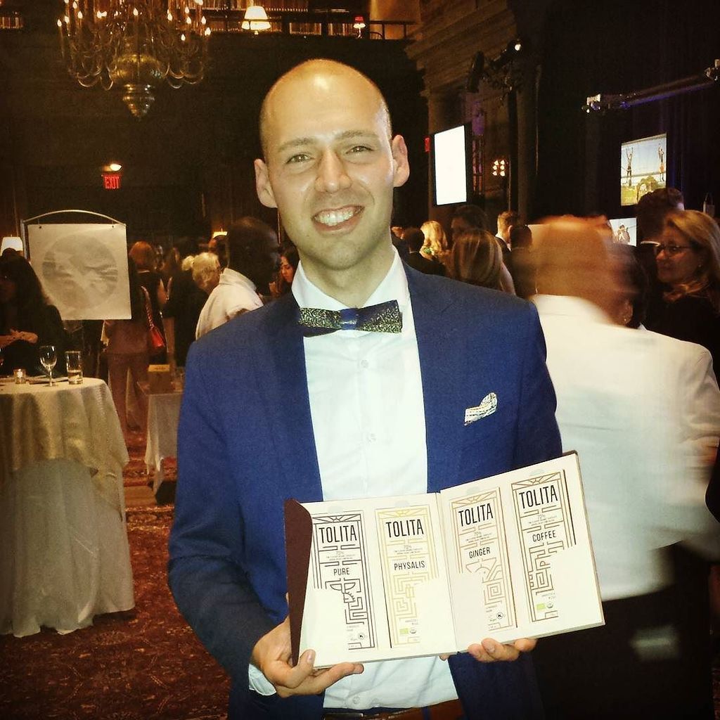 TolitaChocolate's tweet photo. Proudly presenting our Tolita Chocolate Box design last night at the #resolvegala in NYC. … https://t.co/VAOQ6CO1BM https://t.co/JGn3vAxffs