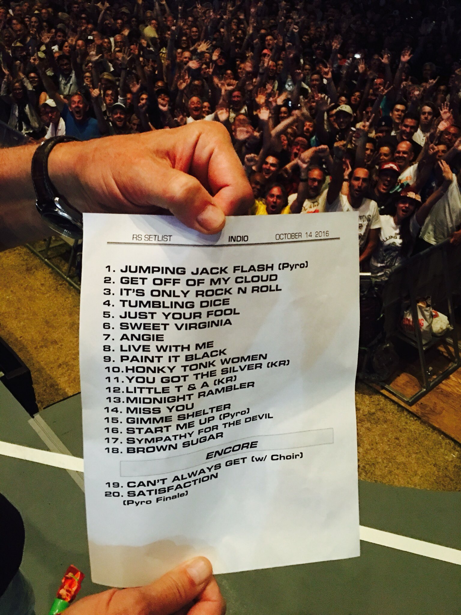 The Rolling Stones on X: #StonesWien setlist