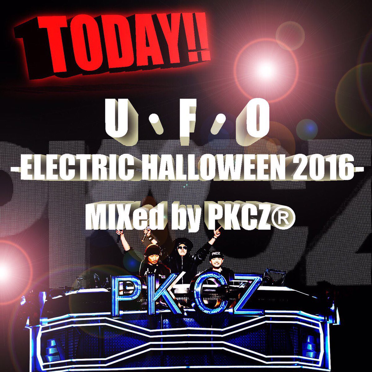 UFO_PARTY_'s tweet photo. ‼️‼️‼️TODAY‼️‼️‼️
👻☠🎃👽✝️
皆さんのお越しお待ちしてます💫
忘れられないハロウィンパーティーを…✨✨✨✨

U・F・O -ELECTRIC HALLOWEEN- MIXed by PKCZ®︎

#PKCZ 
#UFOHALLOWEEN2016 https://t.co/AyhSHVjKj7