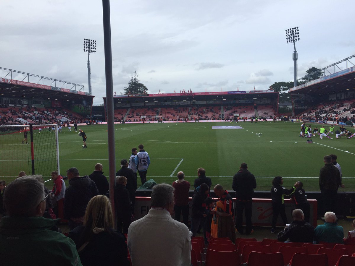 JoshieFoulds's tweet photo. Massive thanks to @GAMECastlepoint for the tickets! Awesome seats. Come on Cherries! #AFCB https://t.co/9HHjDCwc5O