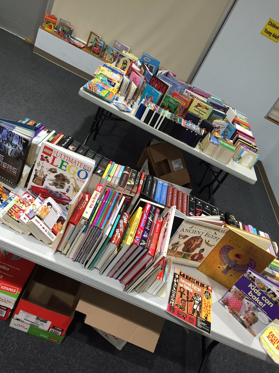 cobourgPL's tweet photo. Plenty for the kids available @ our annual #booksale.#cobourg #cobourglibrary #nothumberland #notjustbooks see you soon. Today 10-4. https://t.co/kWvcQy9kFD