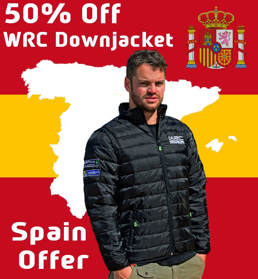 PCUKStore's tweet image. Check out our amazing Spain offer and save 50%!! ENDS TOMORROW! wrcclothing.com/tops/rally-spa…