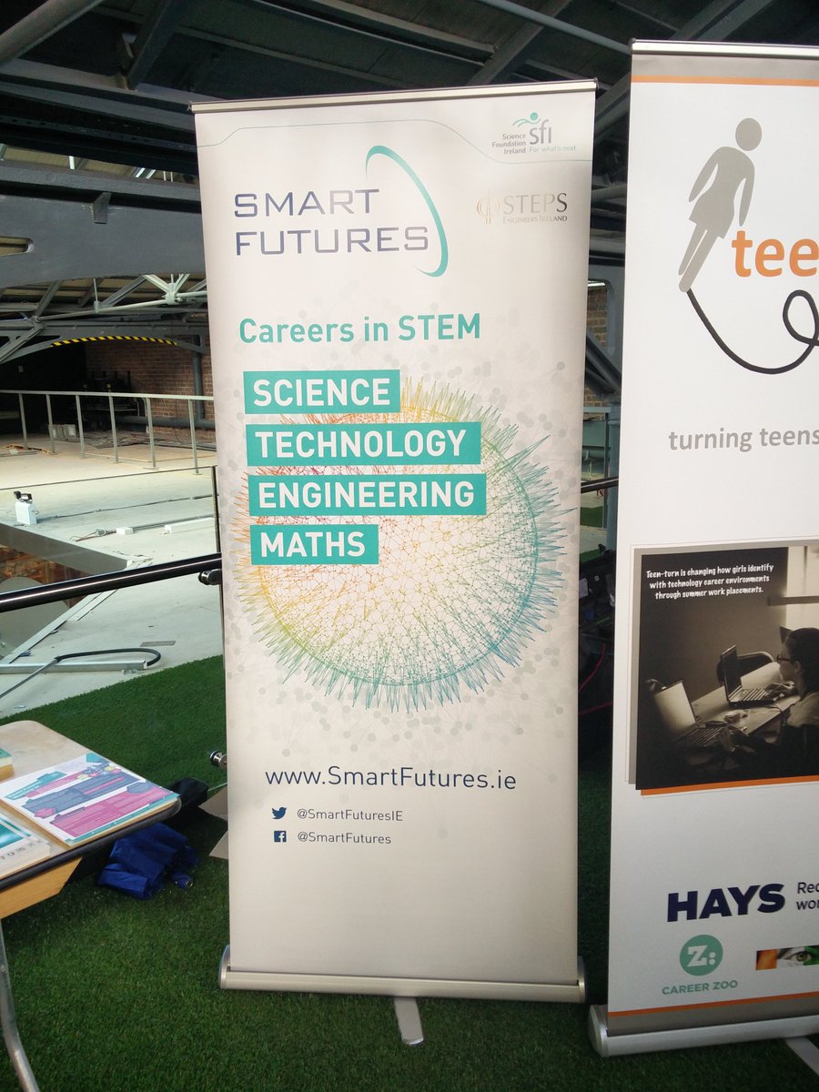 Jeffrey_Roe's tweet image. Great to see @SmartFuturesIE informing all the girls at #CoderGirlHackDay of #STEM careers
