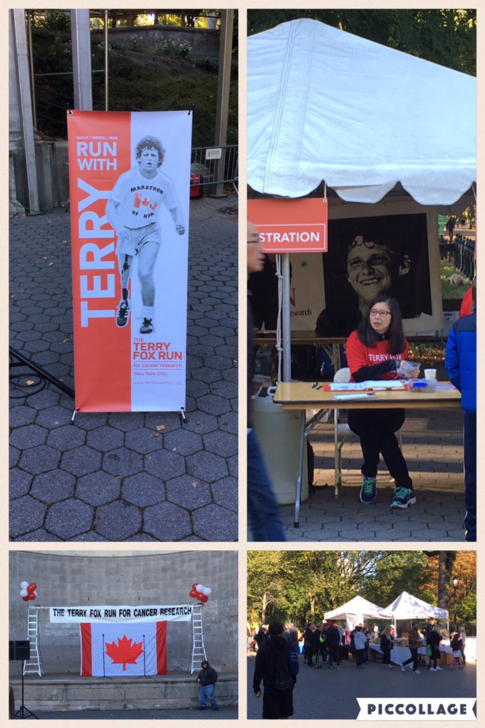 Join me at #terryfoxrunnyc to make a difference in fight against cancer. #marathonofhope