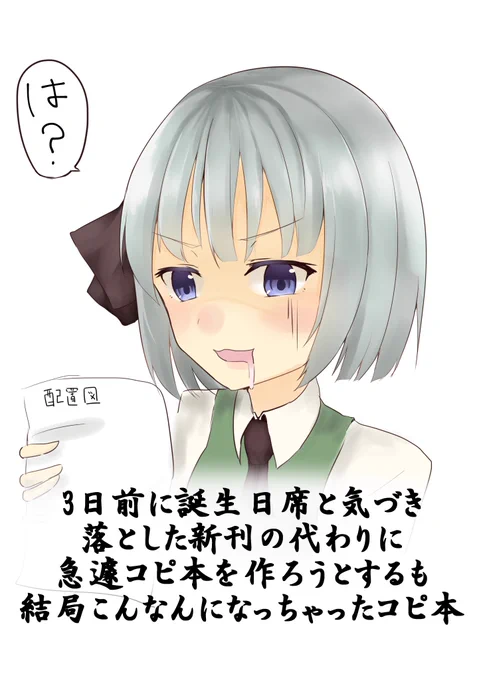 内容確定しました、新規のへったくそ白黒ラフと
ネット上で上げたイラストをグレスケにしたものになります。
ただまだ印刷してないんでまだ頒布確定じゃないかもしれないかもしれない
頒布は新刊落としたお詫びの意味も込めてやっぱり無料にします(まあ新刊期待してくれてた人はまずいないけども) 